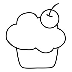 fast food line icon