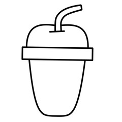 fast food line icon