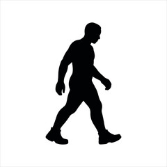 man silhouette vector illustration