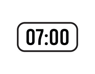 digital clock	