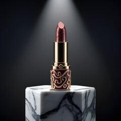 Luxury Lipstick, Elegant and Glamorous, EDL for High-End Beauty Branding and Cosmetic Product Promotions.