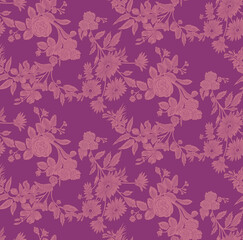 geometrical and mono colour design and paisly allover design