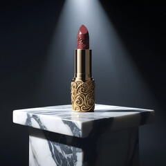 Luxury Lipstick, Elegant and Glamorous, EDL for High-End Beauty Branding and Cosmetic Product Promotions.