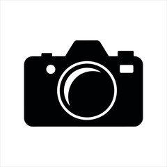 digital camera on white background