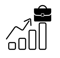 Obraz premium Career icon vector editable