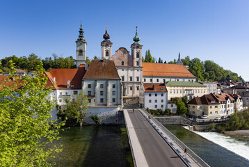 Viewrgerspitalskirche And Michaelerkirche Steyr Austria