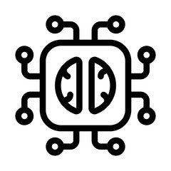 embedded systems - Internet Of Things - line outline