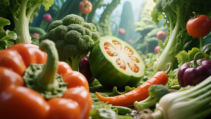 A Dreamy World of Countryside Vegetables
