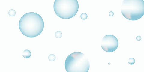 This is blue and water background and buble