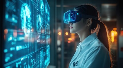 Exploring virtual reality technology in a modern lab environment with a focus on scientific innovations
