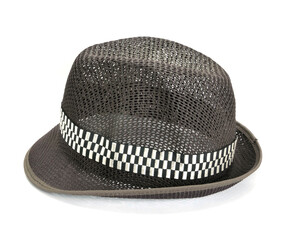 Vintage hat isolated on white background