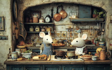 mice in the kitchen