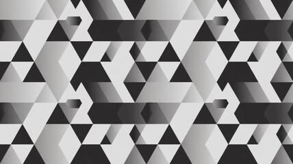 Modern Black and White Geometric Pattern Background