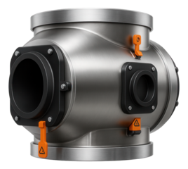 Stationary converter with a large capacity shell for copper smelting in a non-ferrous metal facility