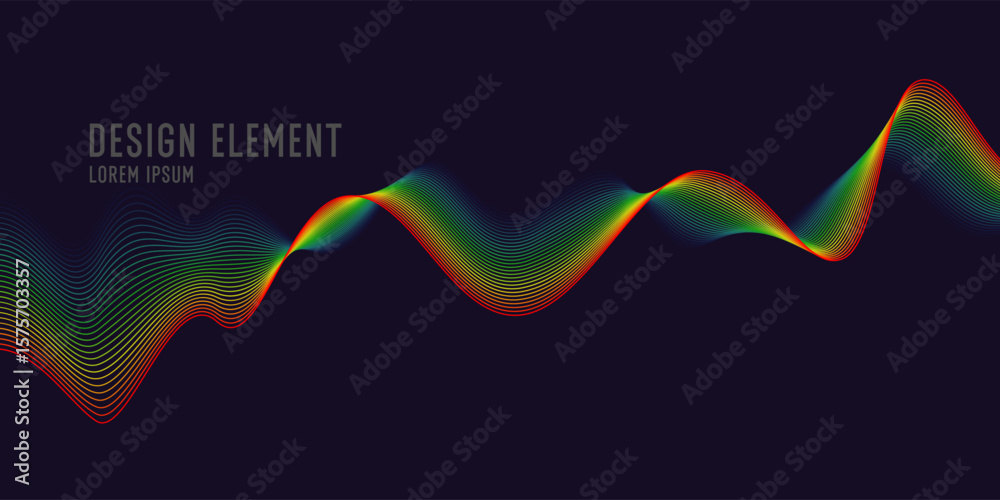Poster a design element. vector graphics. abstract illustration for the presentation and placement of vario