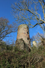 Ruins of Racton Monument, West Sussex, England