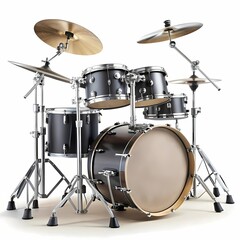Fototapeta premium Professional Drum Kit, A musical instrument