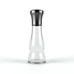 Modern Salt Shaker Isolated on White Background – Minimalist Kitchen Table Accessory

