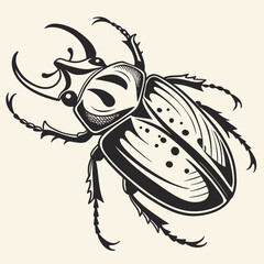 vector illustration of a cartoon spider