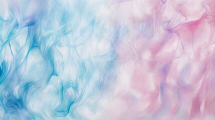 Obraz premium Abstract Swirls of Pastel Blue and Pink Colors Create a Dreamy Background