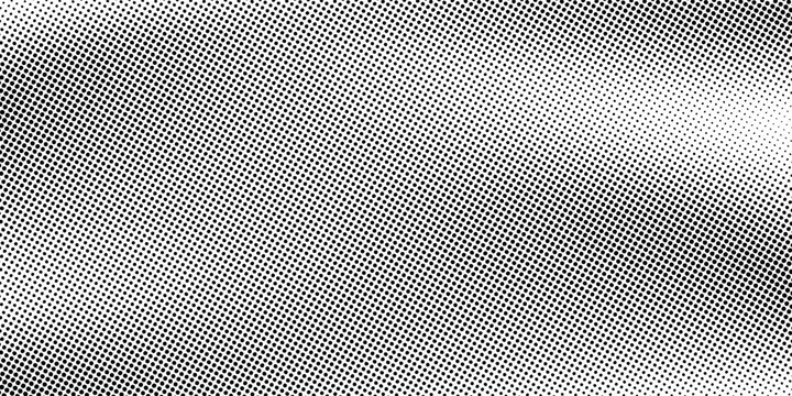 Grunge halftone gradient background. Faded grit noise texture. White and black sand wallpaper.