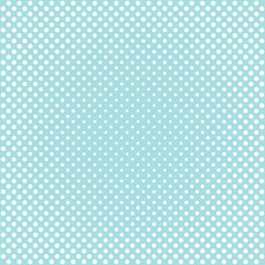 Blue and White Diagonal Polka Dot Pattern Background