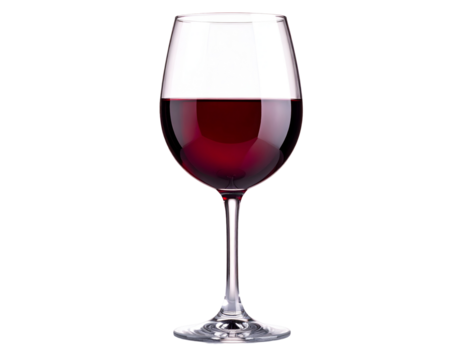 Elegant glass of red wine display - Powered by Adobe