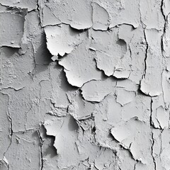 Cracked Grey Paint Texture Background Monochrome Wall
