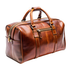 brown leather bag