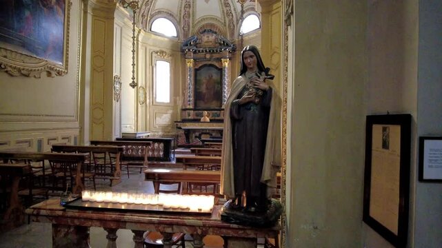 The chapel of Saint Joseph in Chiesa Parrocchiale di San Marco (Eng.: Church of St. Mark), Milan, Italy