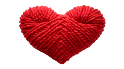 red heart on white background
