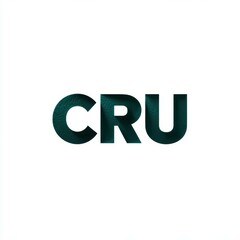 Creative design of the word CRU displayed in bold font against a simple background showcasing modern aesthetics