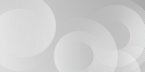 Naklejka premium Bright abstract overlapping round forms creating a modern clean texture.