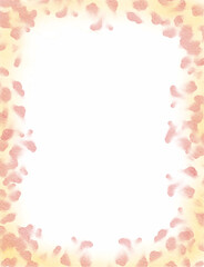 soft pink yellow colorful abstract illustration, background, wallpaper, card invitation design