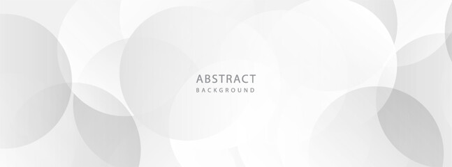 Elegant abstract background with translucent white circles and subtle gradients.