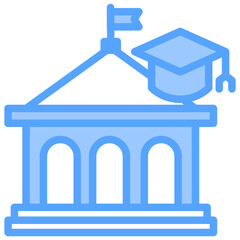 College Blue Icon