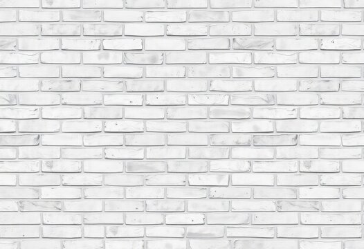 Fototapeta Seamless light grey brick wall texture, ideal for background,  background, seamless