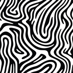 creative simple doodle hand drawing pattern black and white background