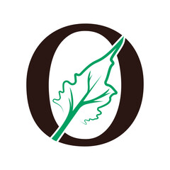 Obraz premium Tree Company Logo combine with letter O vector template