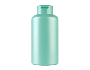 Turquoise bottle against black background studio shot