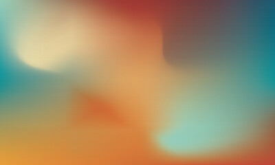 Warm and cool color gradient blend abstract background