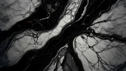 Marble black and white abstract background