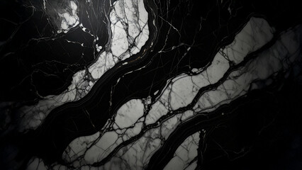 Marble black and white abstract background