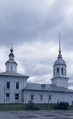 Ancient Russian churches in the city of Vologda