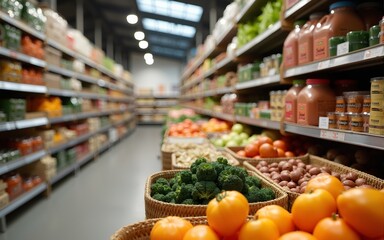 Sustainable shopping: bulk food selection in zero waste store. High quality