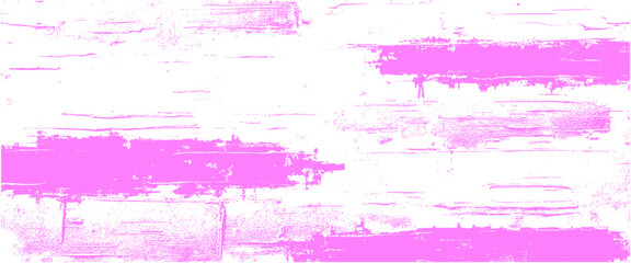 Vector old grunge pink brush painted wall