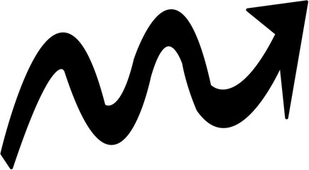 手書きの矢印　ベクター, アイコン, シンプル