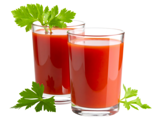 Tomato juice refreshing healthy vegetable drink