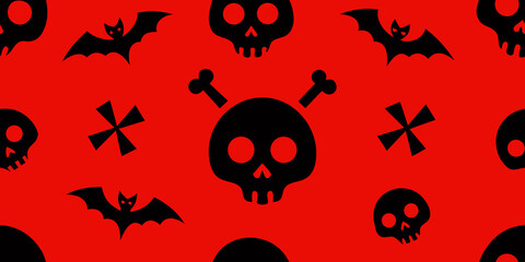 Burning red and orange fire flames set a spooky Halloween night background with bats and a monstrous pumpkin design