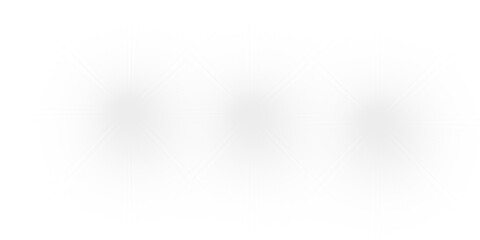 Three abstract blurry light spots. Bokeh style soft focus graphic elements and visual highlights isolated transparent background, versatile PNG cutout for overlays or subtle backgrounds.